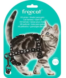 Freedog Kit Arnés + Correa Gatos Rojo