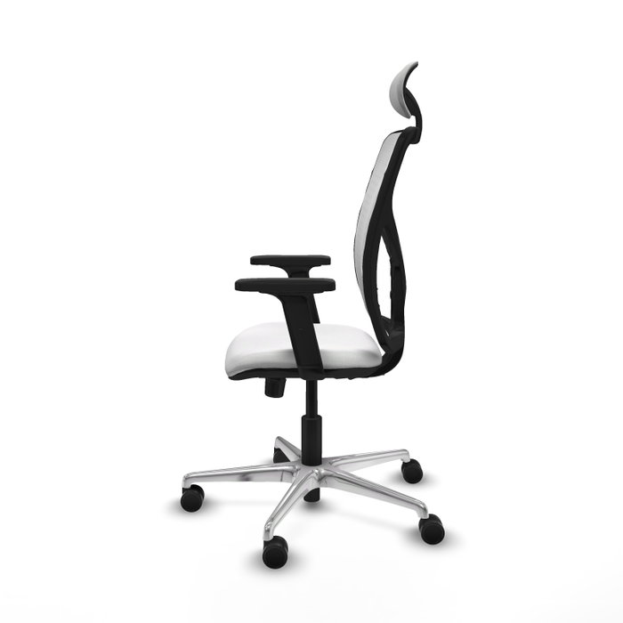 PIQUERAS Y CRESPO Silla de oficina Motilla con Mecanismo Sincro, Blanca PIQUERAS Y CRESPO Silla de oficina Motilla con Mecanismo Sincro, Blanca