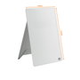 Nobo Atril de sobremesa pizarra de cristal borrado en seco blanco 216x297 mm