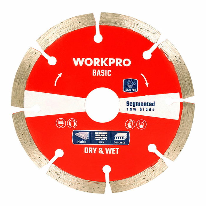 Workpro Disco diamantado segmentado basic ø110 x 20 mm