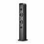 NGS SKY CHARM PRO Torre de Sonido con Bluetooth 80W 2.0 Negra con Entrada Óptica USB AUX FM y Broadcasting