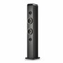 NGS SKY CHARM PRO Torre de Sonido con Bluetooth 80W 2.0 Negra con Entrada Óptica USB AUX FM y Broadcasting
