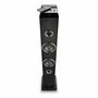 NGS SKY CHARM PRO Torre de Sonido con Bluetooth 80W 2.0 Negra con Entrada Óptica USB AUX FM y Broadcasting