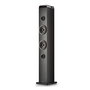NGS SKY CHARM PRO Torre de Sonido con Bluetooth 80W 2.0 Negra con Entrada Óptica USB AUX FM y Broadcasting