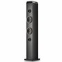 NGS SKY CHARM PRO Torre de Sonido con Bluetooth 80W 2.0 Negra con Entrada Óptica USB AUX FM y Broadcasting