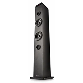 NGS Sky Charm Pro Torre de Sonido de 80W con Bluetooth 5.4 y Entrada de Micrófono, Negra