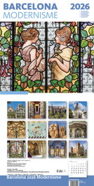 TRIANGLE POSTALS Calendario 2026 Pared Modernisme (30x30 cm)