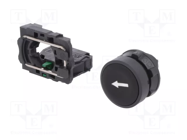 SCHNEIDER ELECTRIC Interruptor de presión Harmony XB5 22mm NA negro SCHNEIDER ELECTRIC Interruptor de presión Harmony XB5 22mm NA negro
