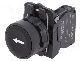 SCHNEIDER ELECTRIC Interruptor de presión Harmony XB5 22mm NA negro