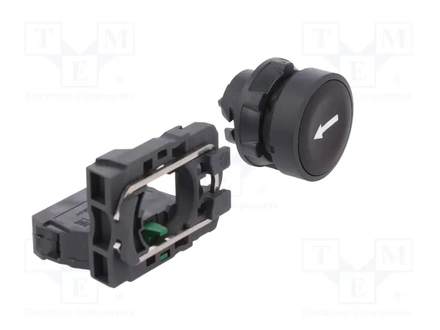 SCHNEIDER ELECTRIC Interruptor de presión Harmony XB5 22mm NA negro SCHNEIDER ELECTRIC Interruptor de presión Harmony XB5 22mm NA negro