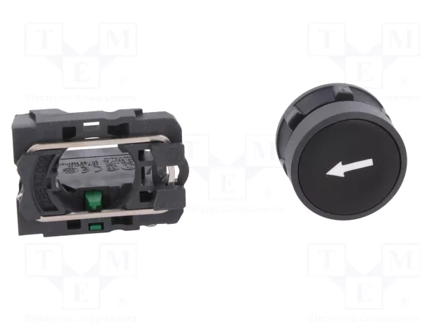 SCHNEIDER ELECTRIC Interruptor de presión Harmony XB5 22mm NA negro SCHNEIDER ELECTRIC Interruptor de presión Harmony XB5 22mm NA negro
