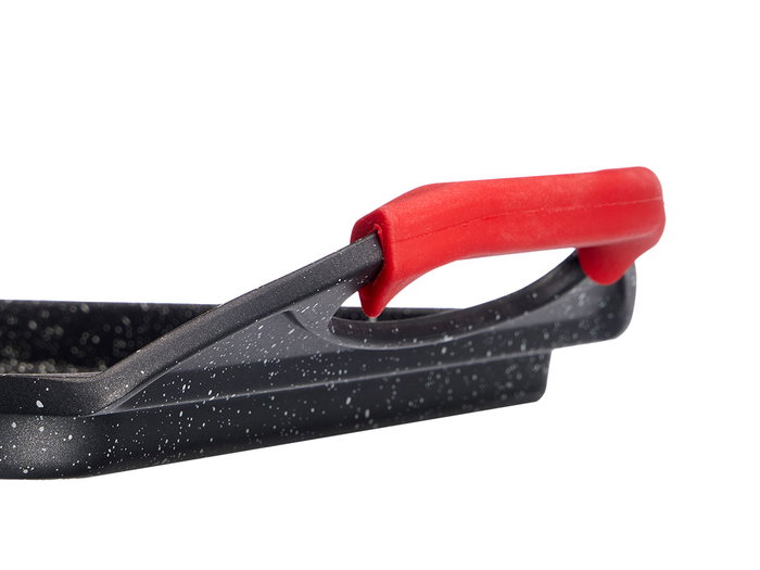 Kinvara Asador Plano 34 x 26 cm de Aluminio Fundido Apto para Inducción (Set de 6)