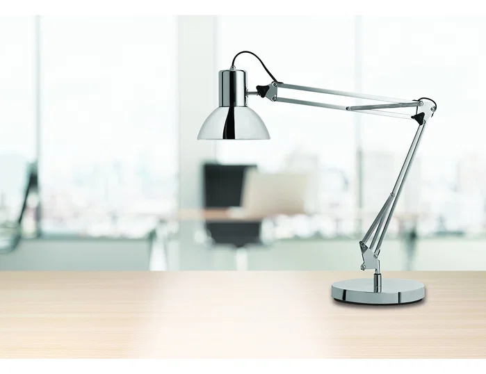 Unilux Lámpara de escritorio LED 11W Gris metalizado