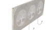 DKD Home Decor Perchero de Pared Árbol de la Vida Gris y Blanco