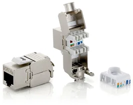 Equip Kit 8 unidades conector hembra RJ45 SFTP Cat6A Keystone 767221