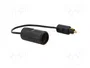 PRO CAR Cable alargador para mechero de coche negro