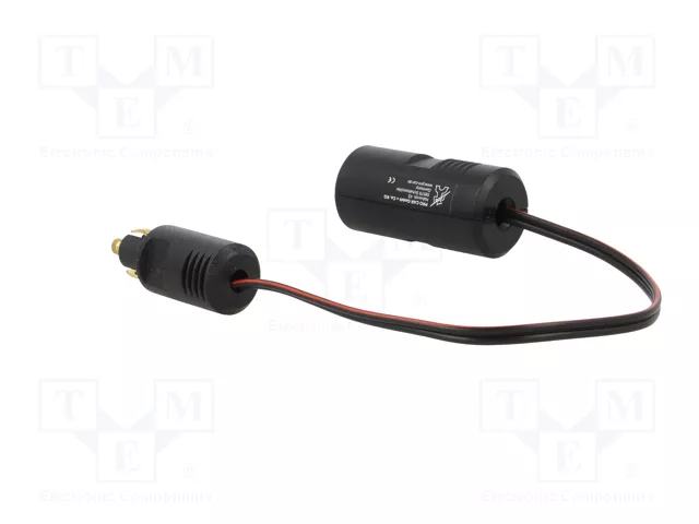 PRO CAR Cable alargador para mechero de coche negro