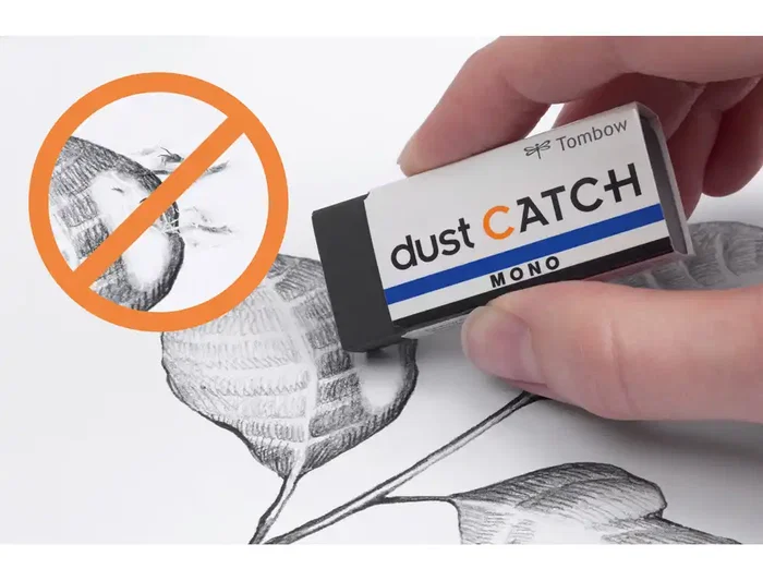 Tombow Goma de Borrar Mono Dust Catch Polimera PVC Negro Atrapa Residuos 19g