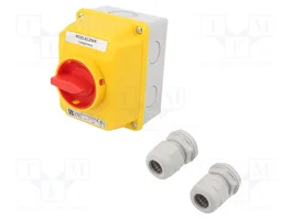 SPAMEL Interruptor de leva 25A 0-1 de 3 polos