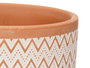 Ibergarden Maceta Color Terracota Cerámica 13.5 x 14 x 13.5 cm (Set de 12)