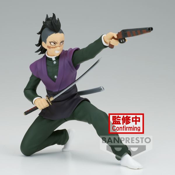 BANPRESTO Figura Genya Shinazugawa Vibration Stars Demon Slayer Kimetsu no Yaiba 12cm