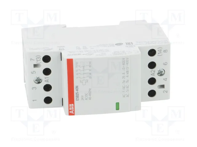 ABB ESB 25-40N Contactor 4-polar 25A 24VAC/24VDC