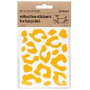 Bookman Kit de Pegatinas Reflectantes Leopardo Amarillo