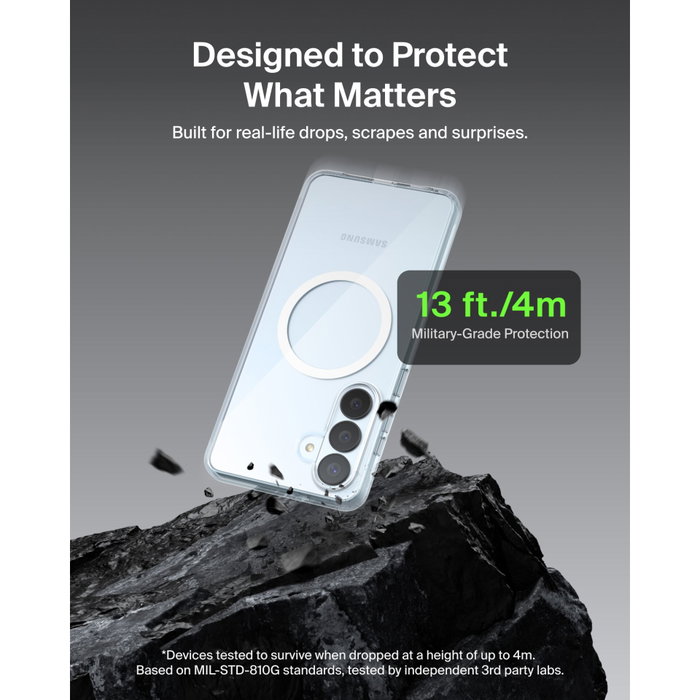 Belkin SheerForce Protect S26+ Cover Transparente para Samsung Galaxy S26+ Belkin SheerForce Protect S26+ Cover Transparente para Samsung Galaxy S26+