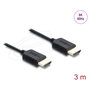 DeLOCK Cable HDMI 8K de 3 m, 48 Gbps, Negro