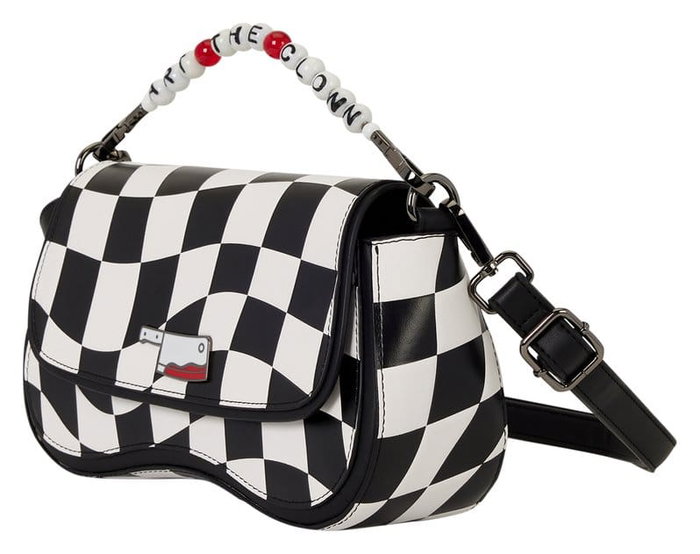 Loungefly Terrifier Art the Clown Checkered Bandolera