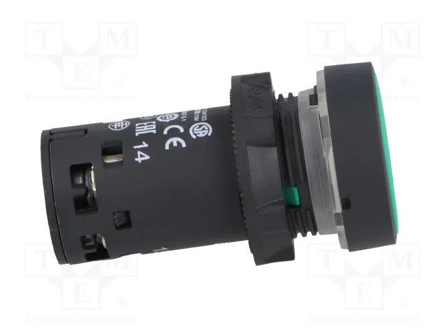 SCHNEIDER ELECTRIC Interruptor de presión Harmony XB7 verde 22mm