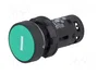 SCHNEIDER ELECTRIC Interruptor de presión Harmony XB7 verde 22mm