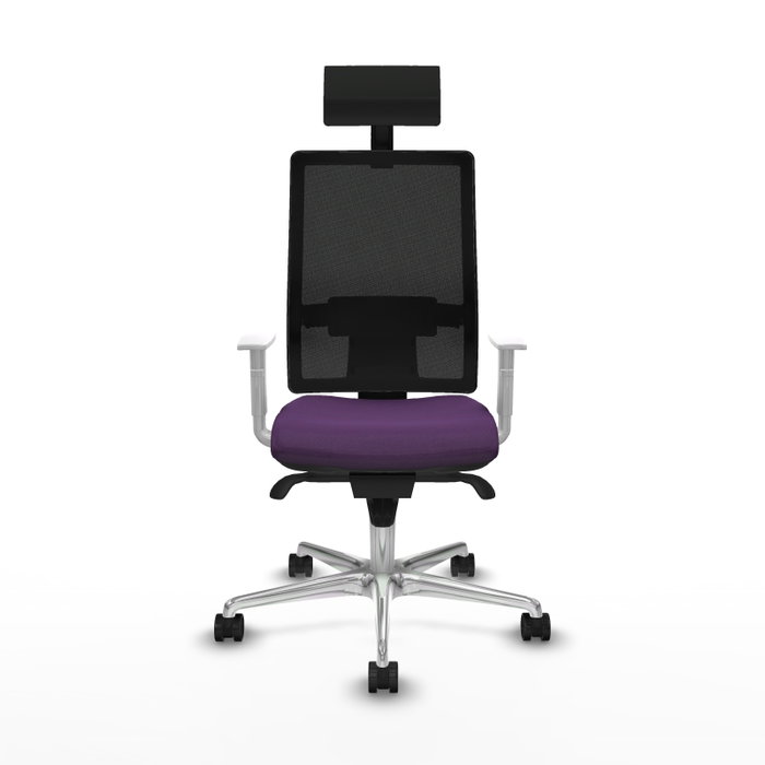 PIQUERAS Y CRESPO Silla de oficina Horna con mecanismo Sincro, Morado y Negro PIQUERAS Y CRESPO Silla de oficina Horna con mecanismo Sincro, Morado y Negro