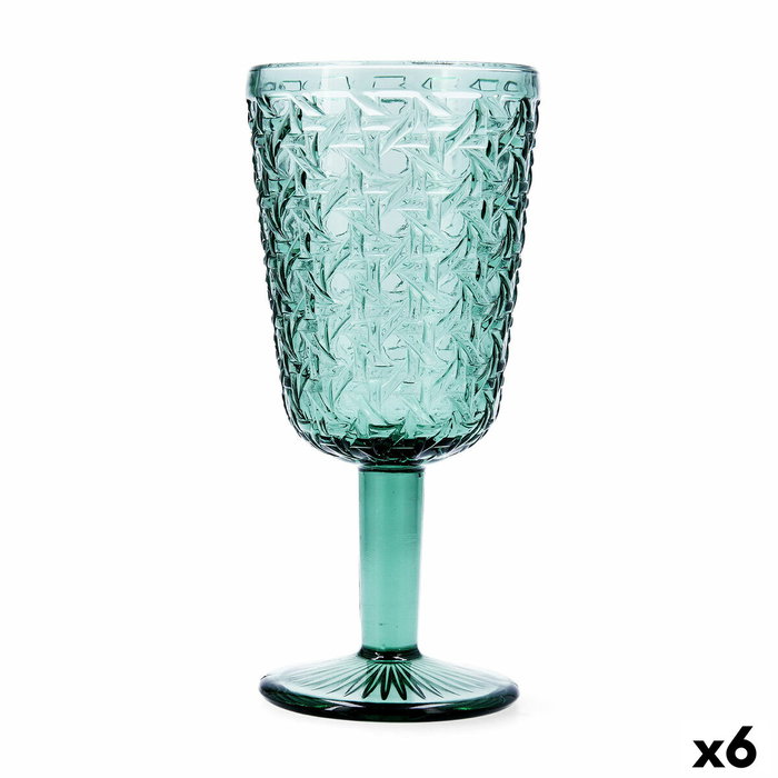 Bidasoa Copa de Vidrio Agata Verde 28,5 cL (6 Unidades)
