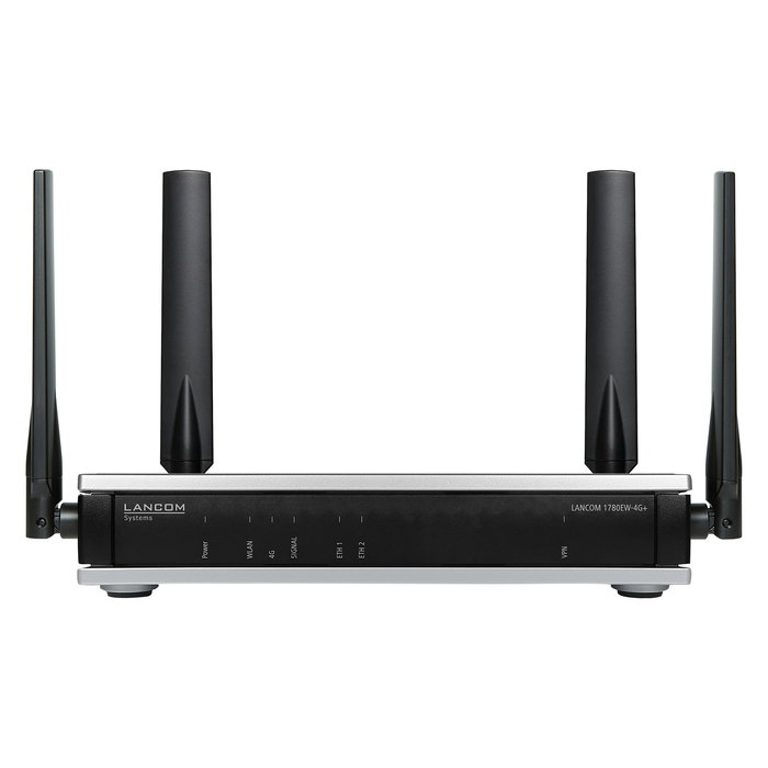 LANCOM 1780EW-4G+ Router de Sobremesa Dual-Band Wi-Fi 5 (802.11ac) con 4G/LTE, Ethernet Gigabit, VPN, ADSL/VDSL, 4 Antenas Externas