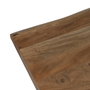 Ixia Mesa de Comedor Madera y Metal para Salón 220 x 100 x 77 cm