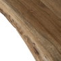 Ixia Mesa de Comedor Madera y Metal para Salón 220 x 100 x 77 cm