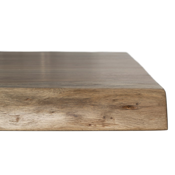 Ixia Mesa de Comedor Madera y Metal para Salón 220 x 100 x 77 cm