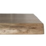 Ixia Mesa de Comedor Madera y Metal para Salón 220 x 100 x 77 cm