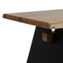 Ixia Mesa de Comedor Madera y Metal para Salón 220 x 100 x 77 cm