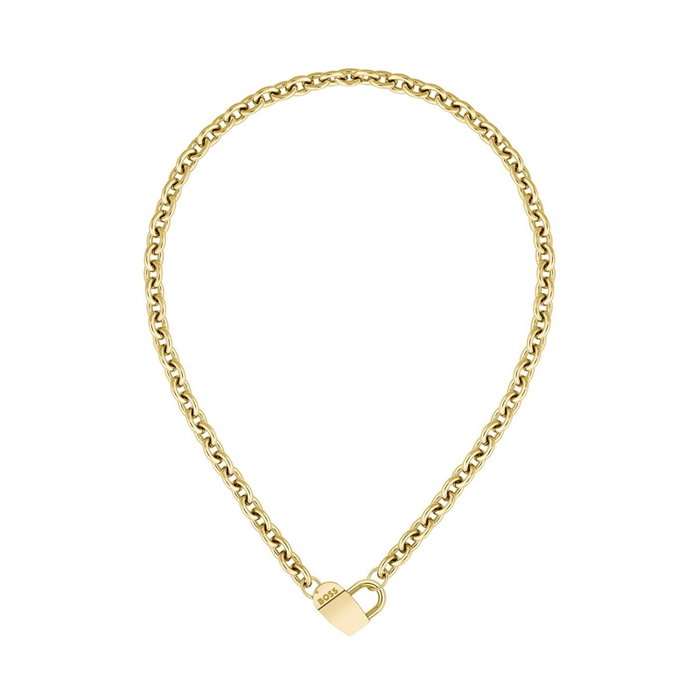 Boss Cadena de Acero Inoxidable Dorado para Mujer 42cm Boss Cadena de Acero Inoxidable Dorado para Mujer 42cm