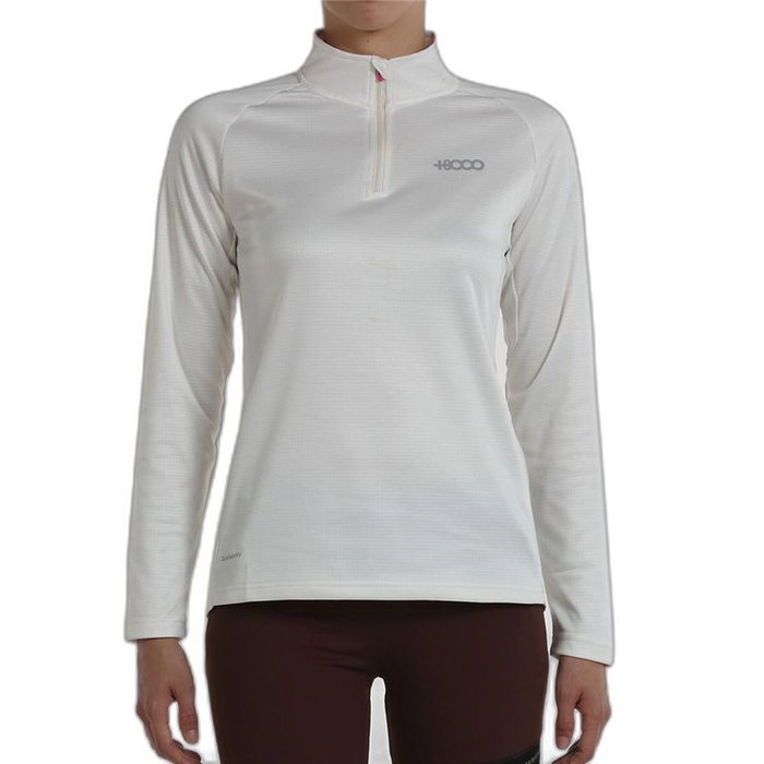 Camiseta de Manga Larga de Mujer +8000 PAGOETA-071 Blanco (M)