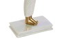 DKD Home Decor Figura Ra Oriental Blanco Dorado 6.5 x 33.5 x 34 cm