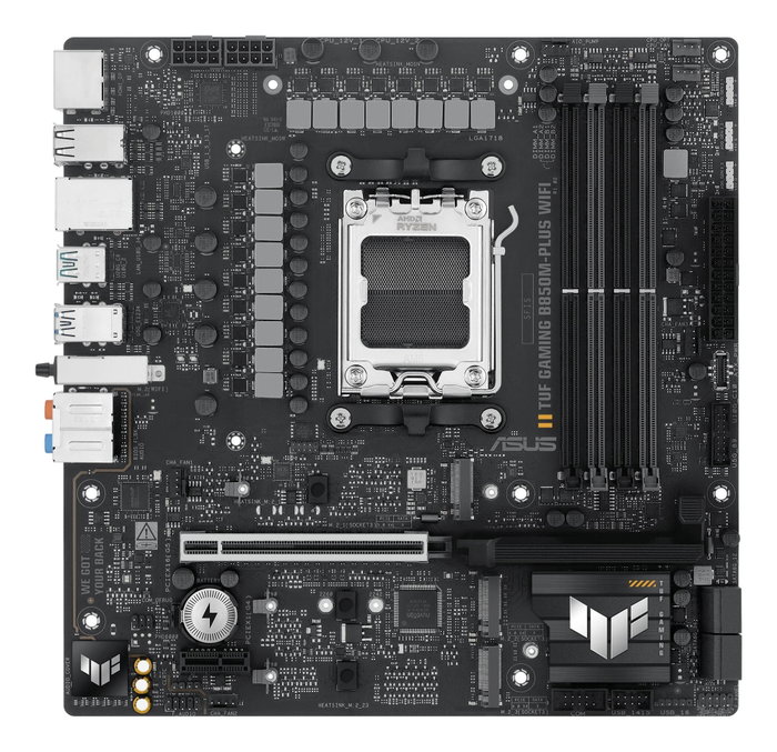 Asus TUF GAMING B850M-PLUS WIFI Micro ATX DDR5 PCIe 5.0 Asus TUF GAMING B850M-PLUS WIFI Micro ATX DDR5 PCIe 5.0