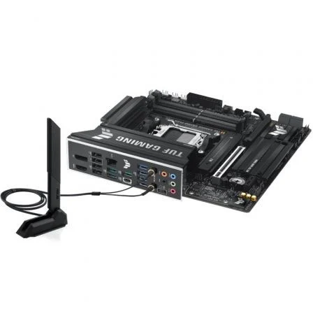 Asus TUF GAMING B850M-PLUS WiFi Placa Base Socket AM5 Micro-ATX con Wi-Fi 6E, DDR5, PCIe 5.0, USB-C 20Gbps, Audio 7.1 Realtek - Ref. 90MB1IY0-M0EAY0
