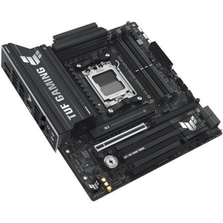 Asus TUF GAMING B850M-PLUS WiFi Placa Base Socket AM5 Micro-ATX con Wi-Fi 6E, DDR5, PCIe 5.0, USB-C 20Gbps, Audio 7.1 Realtek - Ref. 90MB1IY0-M0EAY0
