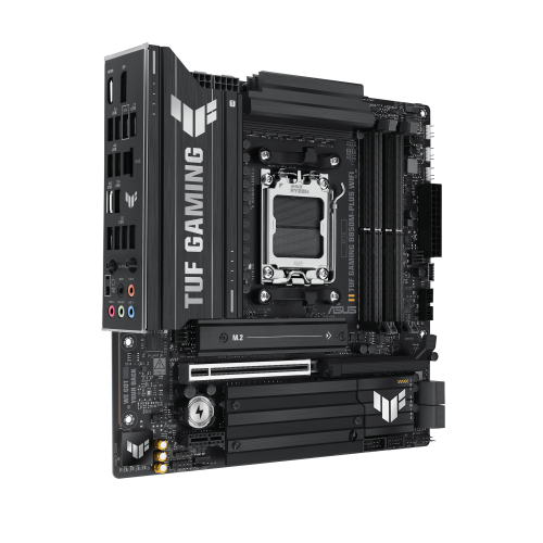 Asus TUF GAMING B850M-PLUS WiFi Placa Base AMD B850 Socket AM5 Micro ATX Wi-Fi 6E Bluetooth 5.3 DDR5 USB 3.2 Gen 2x2 RAID 90MB1IY0-M0EAY0