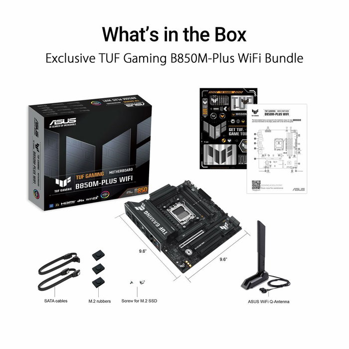 Asus TUF GAMING B850M-PLUS WIFI Micro ATX DDR5 AM5