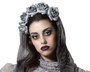 Diadema Halloween Novia Gris para Mujer Adulto - Toque Tétrico y Elegante para Disfraces