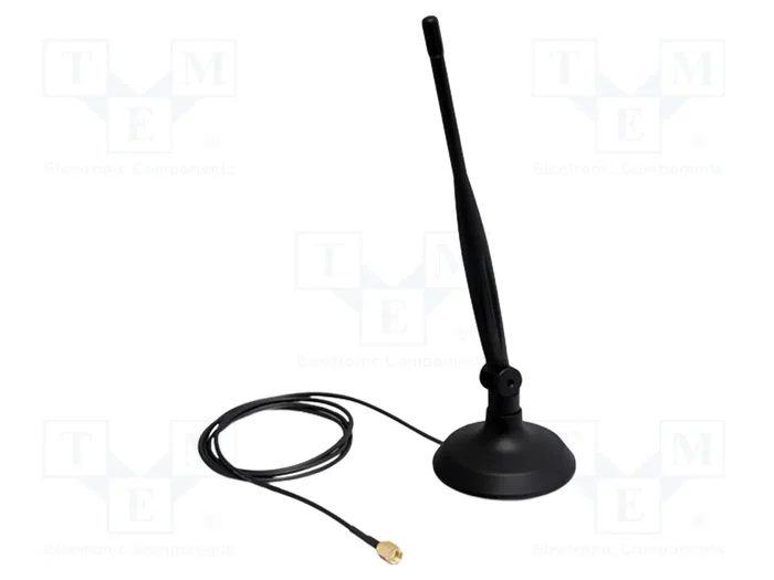 DeLOCK 88413 Antena WLAN Omnidireccional RP-SMA 4 dBi con Base Magnética DeLOCK 88413 Antena WLAN Omnidireccional RP-SMA 4 dBi con Base Magnética